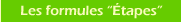 Les formules �tapes